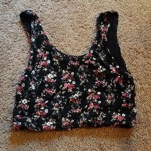 Floral crop top